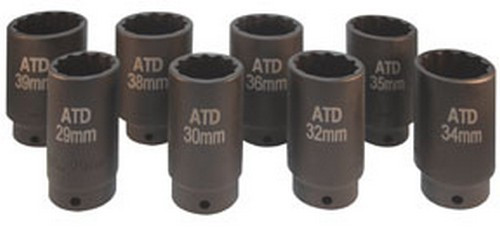Performance Tool W36827 – Juego De Llaves De Vaso De 6 Puntos De 38 Pulgadas, Bordes Empotrados Construccion De Acero Al Cromo Vanadio Acabado
