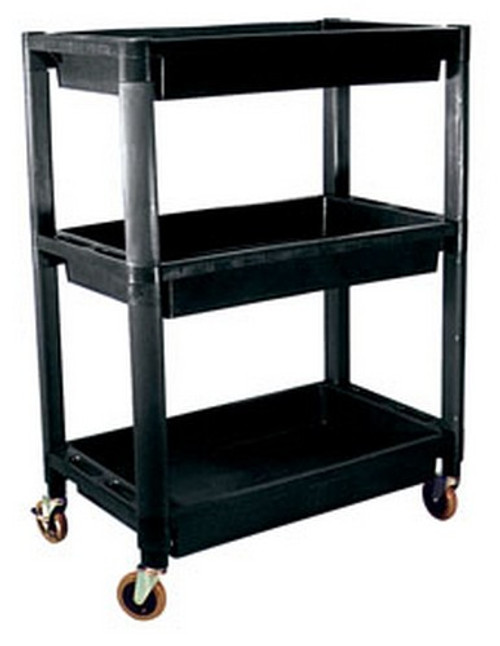 Astro Pneumatic 8330 Heavy Duty Plastic 2 Shelf Utility Cart