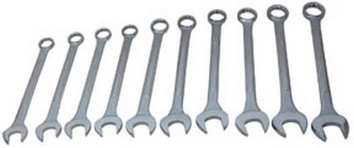 ATD Tools 1010 12-Point SAE Jumbo Raised Panel Combination Wrench Set, 10Pc