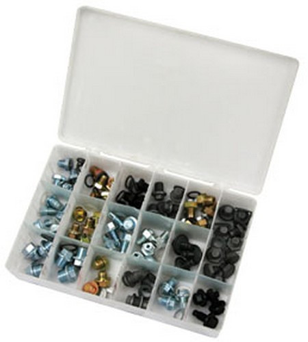 ATD Tools 385 Drain Plug Assortment, 76 pc.