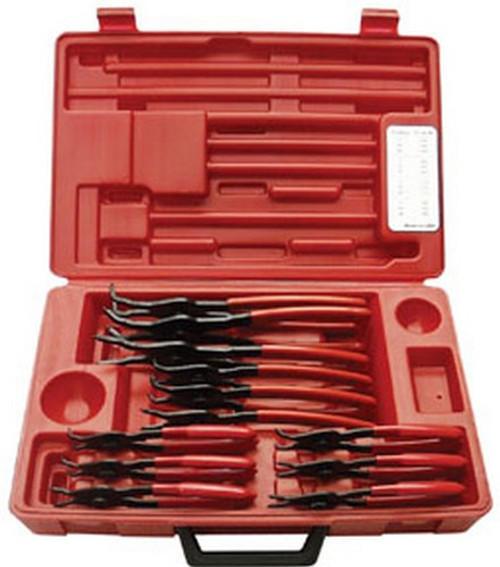 ATD Tools 915 Set di pinze universali per anelli elastici, 12 pz.