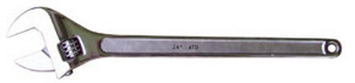 ATD Tools 424 24 Adjustable Wrench with 2-1/2 Opening