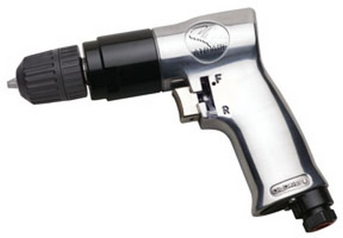ATD Tools 2143 3//8" مثقاب هواء قابل للعكس مع ظرف بدون مفتاح