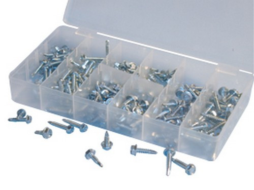 ATD Tools 349 Hex Head Screw Assortment, 200 pc.