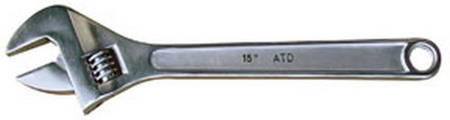 ATD Tools 415 15 Adjustable Wrench with 1-11/16 Opening