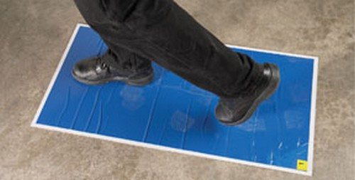 RBL Products 367 Spray Booth / Mixing Room Walk-On Tacky Mats Reusable Base W/18 X 36 Mats Pad (30 Mats/Pad)
