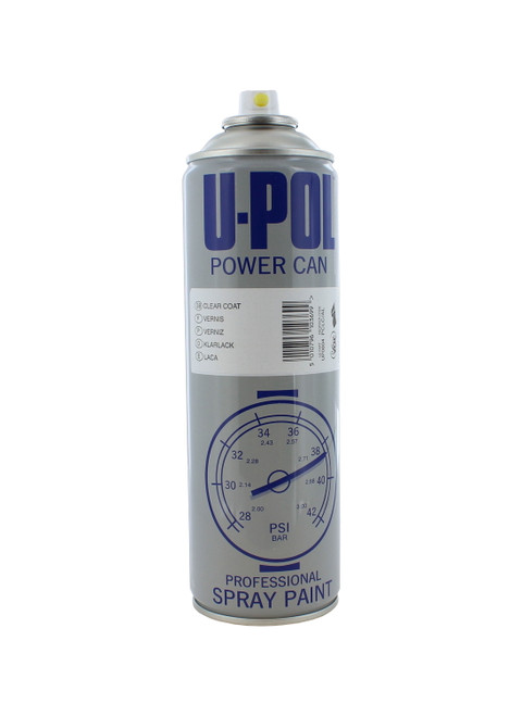 U-POL Products UP0804 Power Can: Top Selling Automotive Aerosols, 500Ml Aerosol, Clear Lacquer, 12 Pack