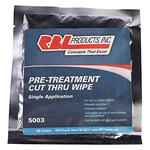 RBL Products Anti-Corrosion 12" X 13" Pretreatment Cut Thru Wipe Pouch (5003)