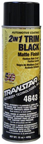 Transtar 4643 2 In 1 Trim Black Matte