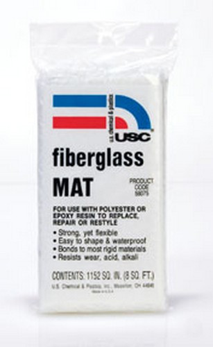 U. S. Chemical & Plastics 58075 Fiberglass Mat 8 Sq. Ft.