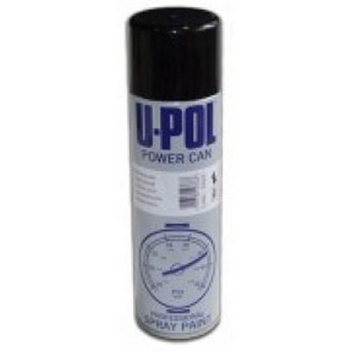 U-POL Products UP0801 Satin Black, 500Ml, Aerosol