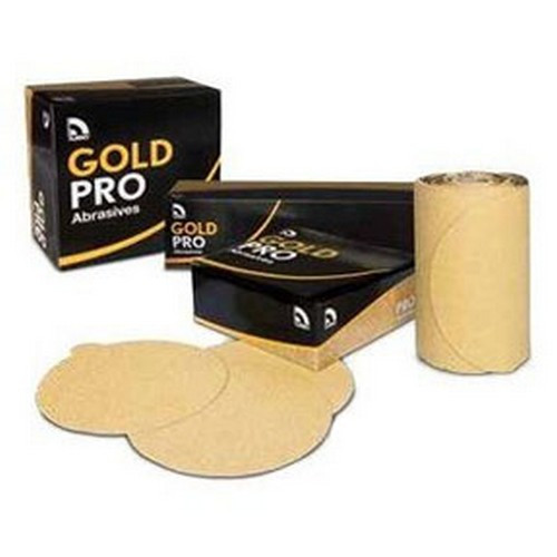 U. S. Chemical & Plastics 82406 6" Grip P080 Gold Paper