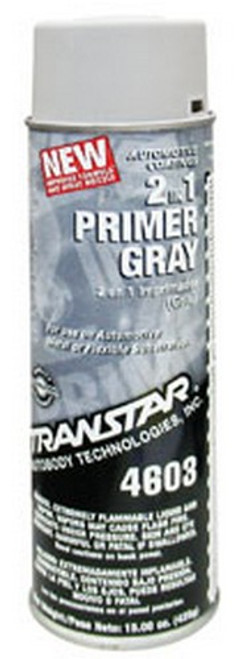 Transtar 4603 Apprêt 2 en 1 gris, aérosol de 15 oz