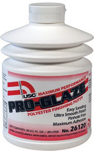 U. S. Chemical & Plastics 26120 Pro-Glaze Maximum Performance Polyester Finishing Putty