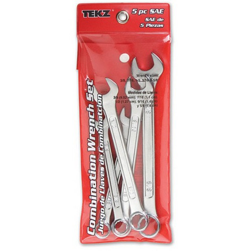 Titan Tools 17384 Combination Wrench Set SAE 5 Piece JB Tools