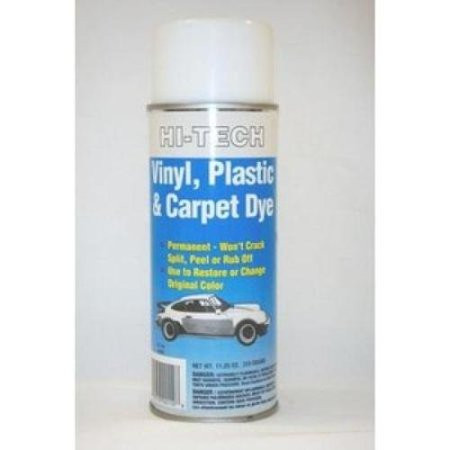 Hi-Tech Industries White Vinyl, Plastic & Carpet Dye (HT-110)