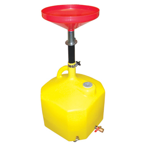 Lisle 17432 Plastic Oil Lift dræn 18 gallon kapacitet, 36-1/2" til 77" rækkevidde