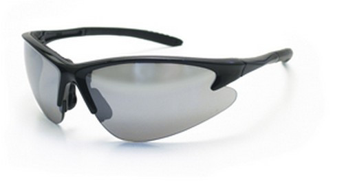 SAS Safety 540-0603 Db2 Safety Glasses - Black Frame W/Mirror Lens