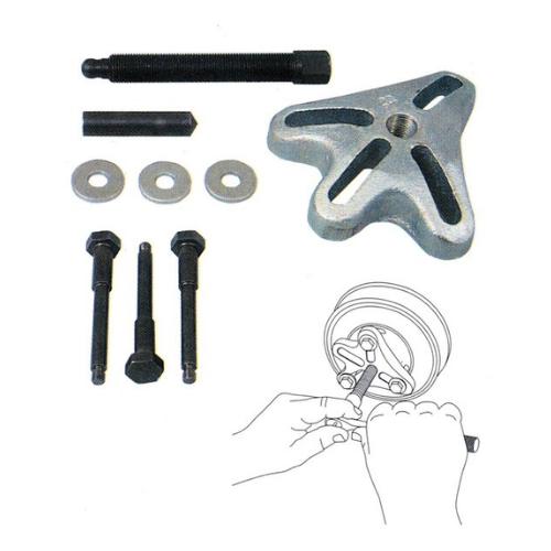 Lisle 45300 Harmonic Balancer Puller For Gm 3300 & 3800 V6 Engines