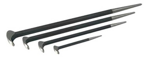 Sunex Tools 9804 4 Piece Rolling Head Pry Bar Set