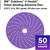 3M 6" 80+Grit Cubitron II Hookit Clean Sanding Abrasive Disc (31371)