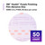 3M 30667 Purple Finishing Film Hookit Disc, 6 in, P1500, 50 discs per box