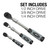 EZ Red MR482 3 Pc Ratchet Set