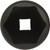 Sunex Tools 3/4" Drive Standard 6 Point Impact Socket, 65mm (465M)