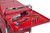 Sunex Tools Deluxe Red Service Cart with Locking Top & 4 Drawers (8013A)