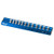 Titan Tools 36098 1/4" Drive Metric Magnetic Aluminum Socket Rail
