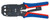 Knipex 975112 krimptang voor westernstekkers met meercomponentengrepen 8 inch