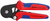 Knipex 975314 Self-Adjusting Crimping Pliers For End Sleeves With Lateral Access 7 1/4 In
