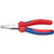 Knipex 2002160 Flat Nose Pliers Black Atramentized With Multi-Component Grips 6 1/4 In