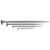 OTC 7176 4 Piece Rolling Head Pry Bar Kit