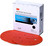 3M 01148 Red Abrasive Hookit Disc, Dust Free, 6", 40 Grit, 25 Per Box