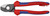 Knipex 9512165TBKA 6 1/2" Cable Shears, Tether Attachment-Comfort Grip