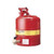 Justrite 7150140 5Gal/19L Lab Red w/540 FCT