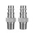 Legacy a53440fz-2pk Flexzilla Pro-High-Flow-Stecker, 1/4 Zoll Anschluss, 1/4 Zoll Körper, 2er-Pack