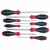 Wiha 8-Piece Slotted and Phillips Screwdriver Set with Soft Finish Handles (30298)