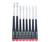 Wiha Nut Driver Set with Precision Handle, 2.5-6mm, 8 Piece (26590)