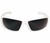 Edge Eyewear XB146 Brazeau Torque White Scratch-Resistant Smoke Lens Color