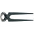 Knipex 5000210 Carpenters' Pincer Black 8 1/4 In