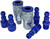 Milton S305TKIT ColorFit Coupler & Plug Kit - (T-Style, Blue) - 1/4" NPT, 5 pcs