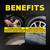 Meguiar's Ultimate Insane Shine Tire Coating 15 Oz (G190315)