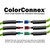ColorConnex A71410B 1/4" Body x 1/4" FNPT Steel/Aluminum Green Air Coupler