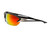 Edge Eyewear SDKAP119 Khor Safety Glasses - Black Frame - Red Mirror Lens