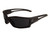 Edge Eyewear SK136 Kazbek Torque Scratch-Resistant Safety Glasses , Smoke Lens