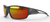Edge Eyewear Kazbek Safety Glasses Black Frame Red Mirror Lens (SKAP119)