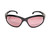 Edge Eyewear SW119 Dakura Safety Glasses - Black Frame - Pink Mirror Lens