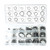 K Tool 00077 Snap Ring Assortment- 300 Piece 18 Different Sizes